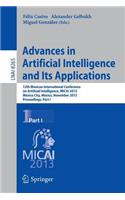 Advances in Artificial Intelligence and Its Applications