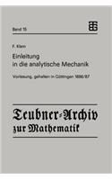 Einleitung in Die Analytische Mechanik