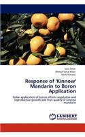 Response of 'Kinnow' Mandarin to Boron Application