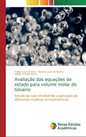 Avaliação das equações de estado para volume molar do tolueno