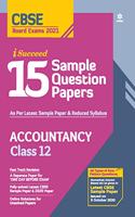 Cbse New Pattern 15 Sample Paper Accountancy Class 12 for 2021 Exam for 2021 Exam with Reduced Syllabus
