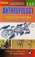 IAS Anthropology Solved Papers Mains Exam : 2010-2019
