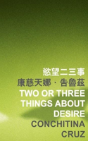 Two or Three Things about Desire