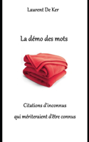 La démo des mots