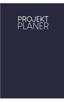 Projektplaner: mit To-Do-Listen und reichlich Platz für Notizen - Motiv: Dunkelblau