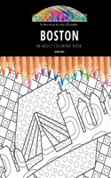 Boston: AN ADULT COLORING BOOK: An Awesome Coloring Book For Adults