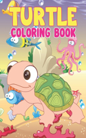 Turtle Coloring Book: Sea Turtles Coloring Book - Children Activity Book for Boys & Girls Age 3-8, Turtle coloring book for kids ages 4-8, Fun Facts about Tortoises & Tur