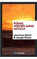 POEMS, WRITTEN ANNO MCCCLII