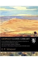 The John Carter Brown Library. A History
