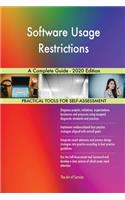 Software Usage Restrictions A Complete Guide - 2020 Edition