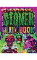 Friday Pizza Party Stoner Coloring Book
