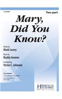 Mary, Did You Know?