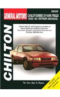 GM Cavalier, Sunbird, Skyhawk, and Firenza, 1982-94: 1982-94 Repair Manual