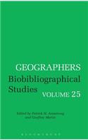 Geographers Volume 25