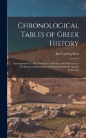 Chronological Tables of Greek History