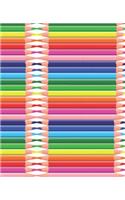 Cute Colorful Color Pencil Design Notebook for Drawing Color Sketchbook Journal