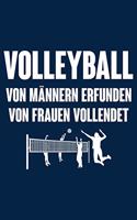 Von Frauen Vollendet: Notizbuch / Notizheft Für Volleyball Volleyballer-In Volleyballspieler-In Volleyball-Fan Frau A5 (6x9in) Dotted Punktraster