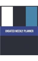 Undated Weekly Planner