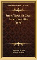 Street Types of Great American Cities (1896)