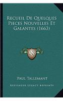 Recueil De Quelques Pieces Nouvelles Et Galantes (1663)