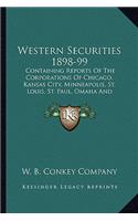 Western Securities 1898-99