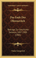 Ende Der Obrenovitch
