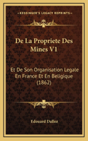 De La Propriete Des Mines V1