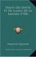 Traite Des Effets Et De Lusage De La Saignee (1750)