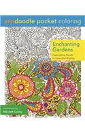 Zendoodle Pocket Coloring: Enchanting Gardens