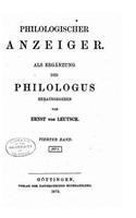 Philologischer Anzeiger