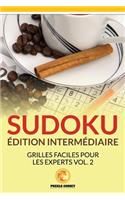 Sudoku Édition Intermédiaire: Grilles Faciles Pour Les Experts Vol. 2