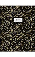 Dot Grid Journal - Black And Gold Softcover