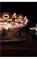 Journal Carousel Merry Go Round Amusement Park Night Lights: (Notebook, Diary, Blank Book)