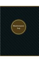 Maintenance Log (Logbook, Journal - 126 pages, 8.5 x 11 inches): Maintenance Logbook (Professional Cover, Large)