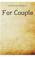 Gratitude Journal for couple