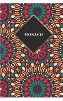 Monaco: Ruled Travel Diary Notebook or Journey Journal - Lined Trip Pocketbook for Men and Women with Lines