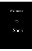 Welcome to Sona, Disney World, Journal, Diary (130 Pages, 6