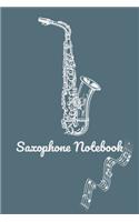 Saxophone Practice & Assignment Notebook: Saxophone Lesson Tracking Charts - Record Notes and Practice Log Book - 100 pages
