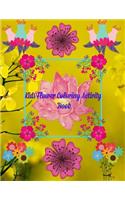 Kids Flower Coloring Activity Book
