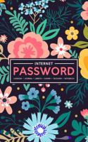 Internet Password Logbook - Journal - Libreta - Cahier - Taccuino - Notizbuch: 100 Page Password Book to Track & Organize Your Computer Logins, Internet Addresses & Usernames: Yellow & Pink Modern Florals 113-4