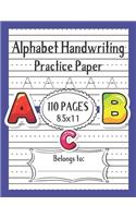 Alphabet Handwriting Practice Paper