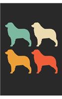 Australian Shepherd Notebook - Retro Australian Shepherd Journal - Vintage Australian Shepherd Diary