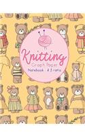 Knitting Graph Paper Notebook - 4