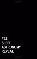 Eat Sleep Astronomy Repeat: Blank Sheet Music for Piano, Music Staff Paper / Sheet Music Blank /Music Notation(13 Blank Sheet Music for Piano)
