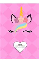 Unicorn Composition Notebook: Unicorn Gifts softcover notebook for girls