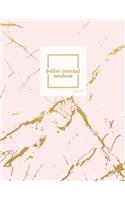 Bullet Journal: Marble Texture Dotted Bullet Journal - Stylish Colorful Softcover Dot Grid Notebook Paper for Journaling & Note Taking