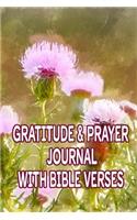 Gratitude and Prayer Journal with Bible Verses