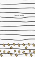 Composition Notebook: Half College Ruled / Half Graph 4x4 Mixed Paper Styles on One Sheet to Get Creative: Coordinate, Grid, Squared, Math Paper, for Plot Designs, Craft 