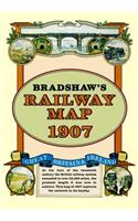 Bradshaw's Railway Folded Map 1907