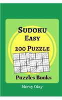 Sudoku Easy 200 Puzzle Puzzles Books